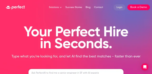 Perfect screen shot of Perfect web page