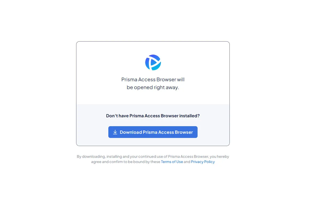 Prisma Access Browser download