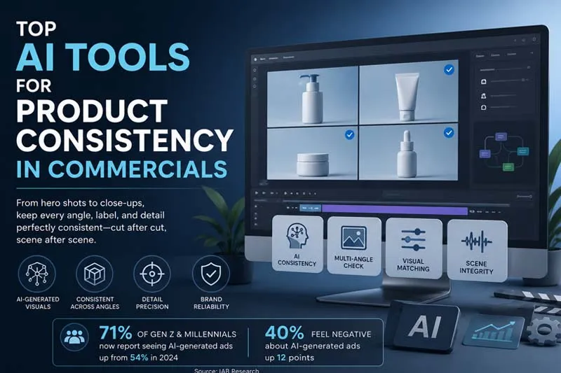 Top AI Tools for Product Consistency in Commercials
